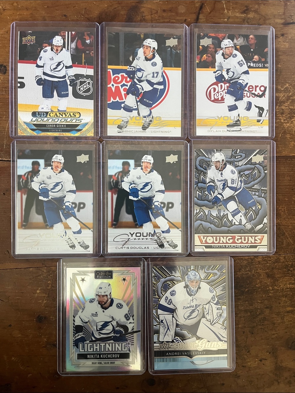 💎 Tampa Bay Lightning (8) card lot 💎